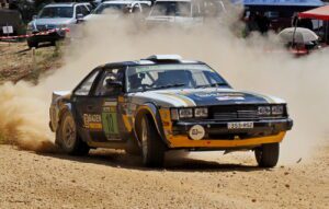 Clay Baydenoc & Catriona Kelly in the 2022 Alpine.